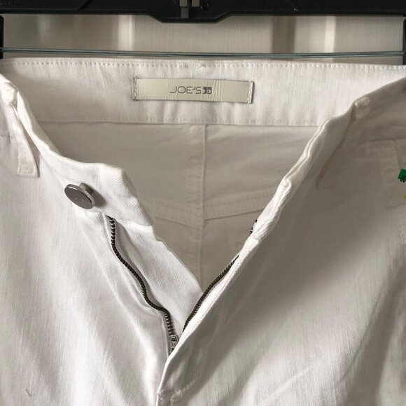 NWT JOE'S Denim White Frayed Ankle Hem Size 25 - Picture 5 of 8